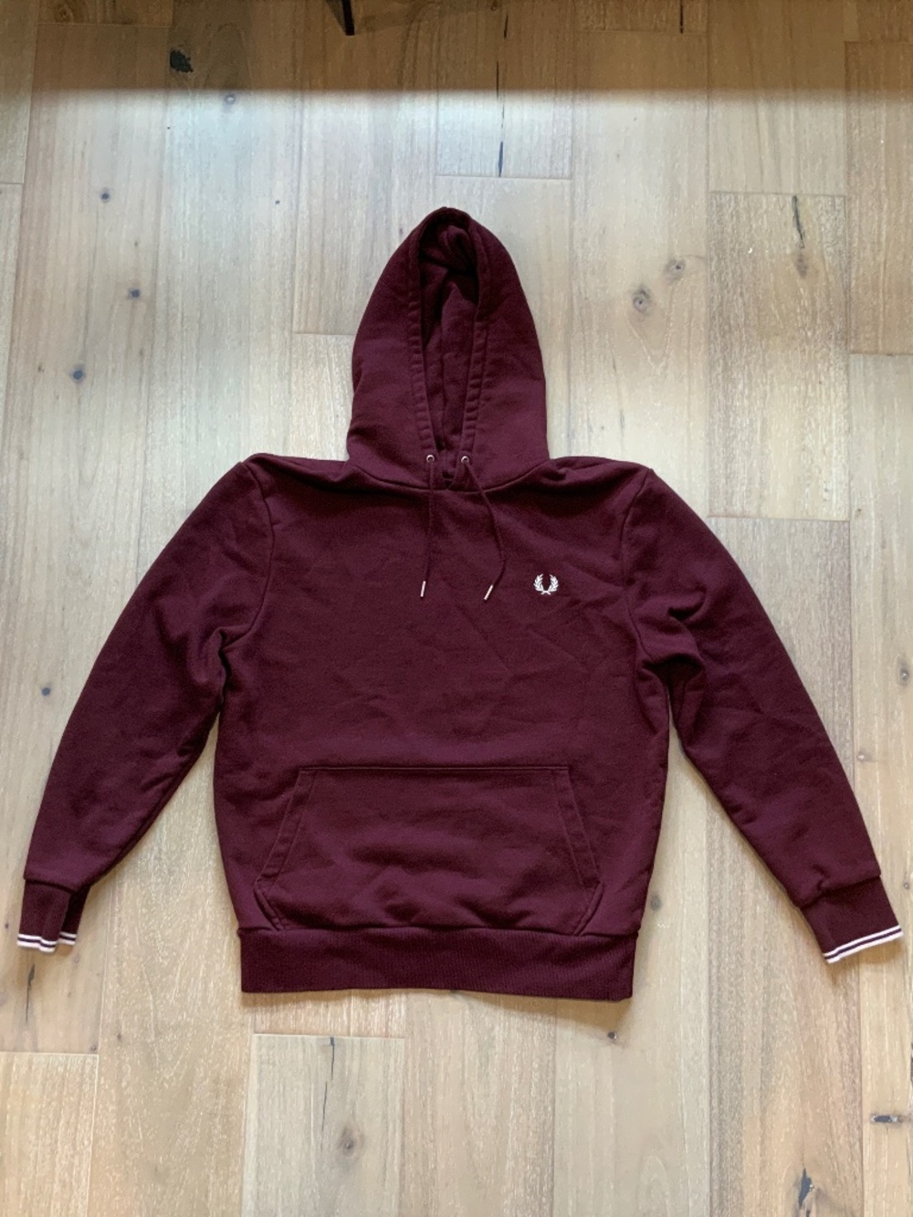 Fred Perry hooded sweatshirt Large